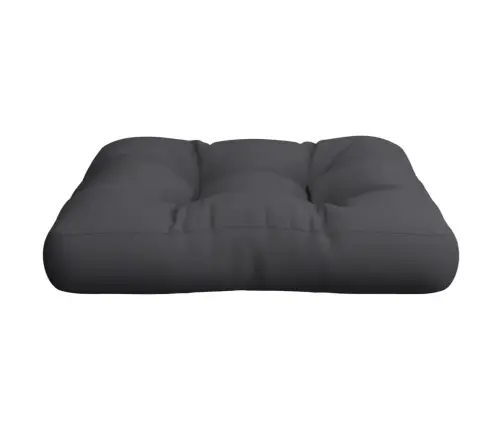 Palešu Spilvens, 58X58X10 Cm, Audums, Melns Vidaxl