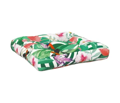 Palešu Dīvāna Spilvens, 58X58X10 Cm, Krāsains Oksforda Audums Vidaxl