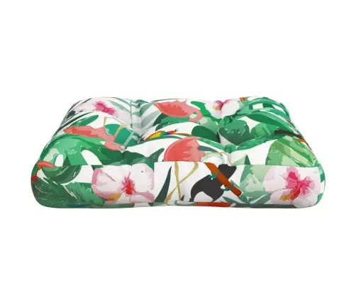 Palešu Dīvāna Spilvens, 58X58X10 Cm, Krāsains Oksforda Audums Vidaxl