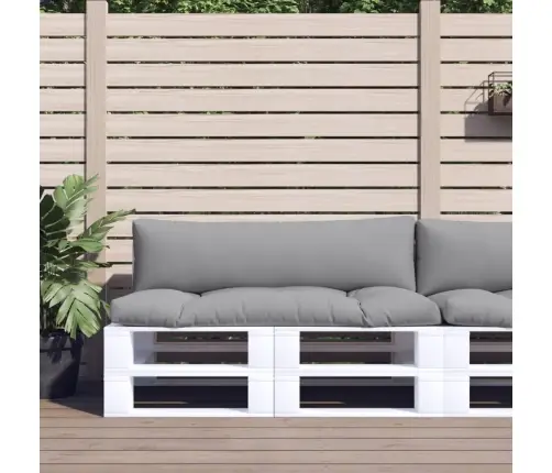 Palešu Spilveni, 2 Gab., Audums, Pelēks Vidaxl