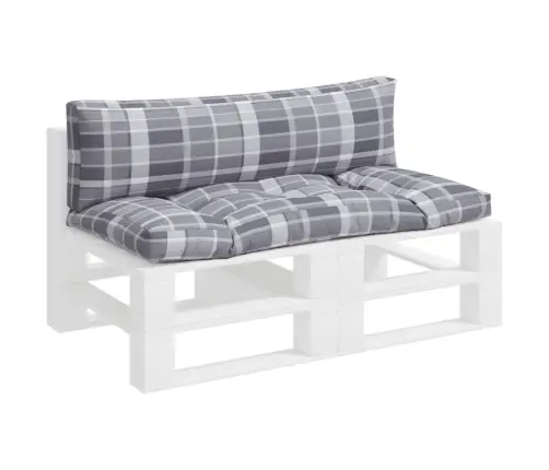 Palečių Pagalvėlės, 2Vnt., Audinys, Su Pilkais Langeliais