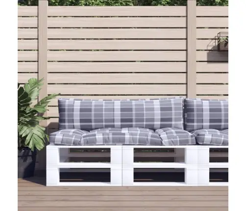 Palečių Pagalvėlės, 2Vnt., Audinys, Su Pilkais Langeliais