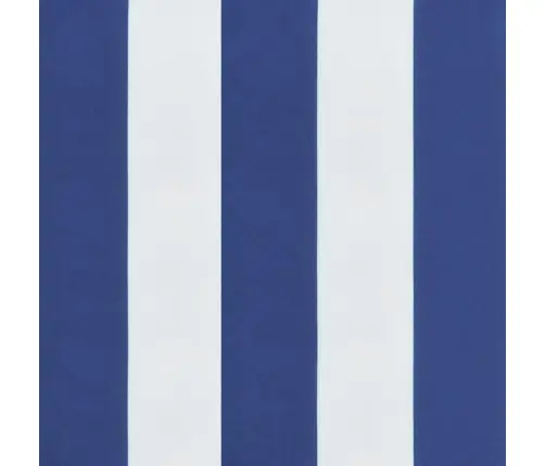 Palešu Dīvāna Matrači, 2 Gab., Zilas Un Baltas Svītras, Audums Vidaxl