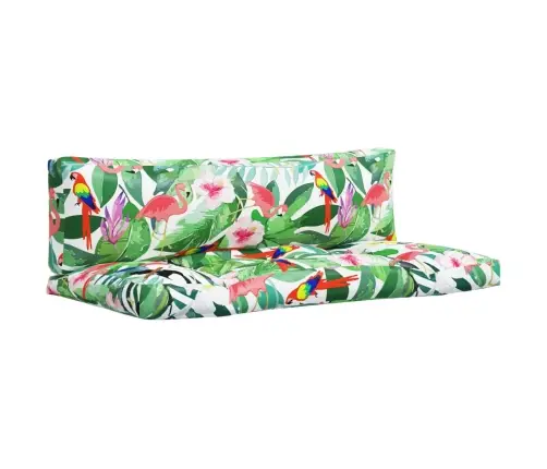 Palešu Dīvānu Matrači, 2 Gab., Krāsains Audums Vidaxl