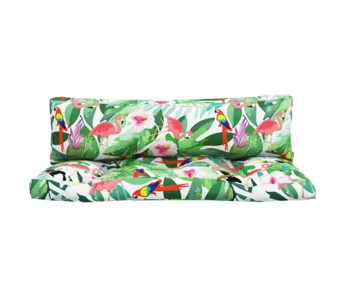 Palešu Dīvānu Matrači, 2 Gab., Krāsains Audums Vidaxl