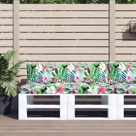 Palešu Dīvānu Matrači, 2 Gab., Krāsains Audums Vidaxl