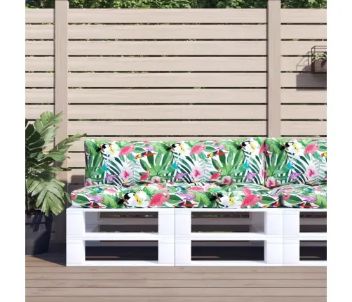 Palešu Dīvānu Matrači, 2 Gab., Krāsains Audums Vidaxl