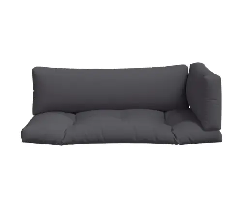 Palešu Spilveni, 3 Gab., Audums, Antracītpelēks Vidaxl