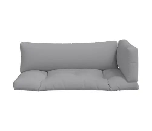 Palešu Spilveni, 3 Gab., Audums, Pelēks Vidaxl