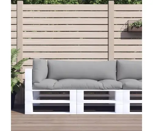 Palešu Spilveni, 3 Gab., Audums, Pelēks Vidaxl