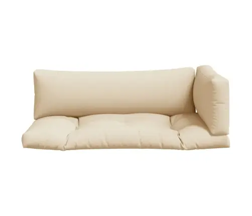 Palešu Spilveni, 3 Gab., Audums, Bēšs Vidaxl