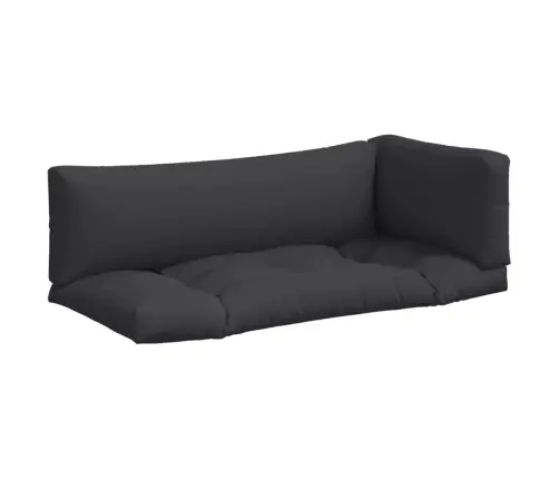 Palešu Spilveni, 3 Gab., Audums, Melns Vidaxl