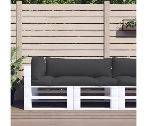 Palešu Spilveni, 3 Gab., Audums, Melns Vidaxl