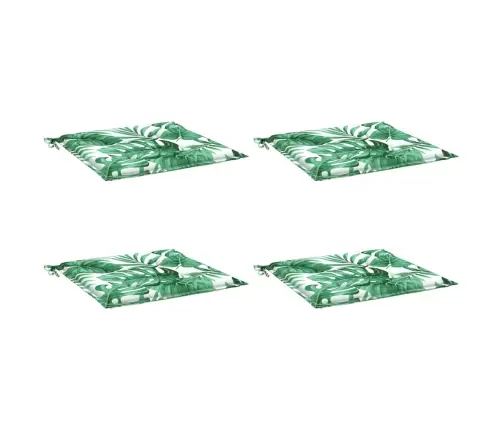 Tooli Istmepadjad 4 Tk, Lehemuster, 40 X 40 X 4 cm Kangas