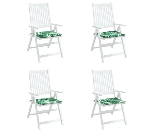 Tooli Istmepadjad 4 Tk, Lehemuster, 40 X 40 X 4 cm Kangas