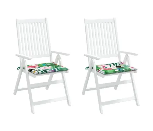 Tooli Istmepadjad 2 Tk, Mitmevärviline, 40X40X4 cm Kangas