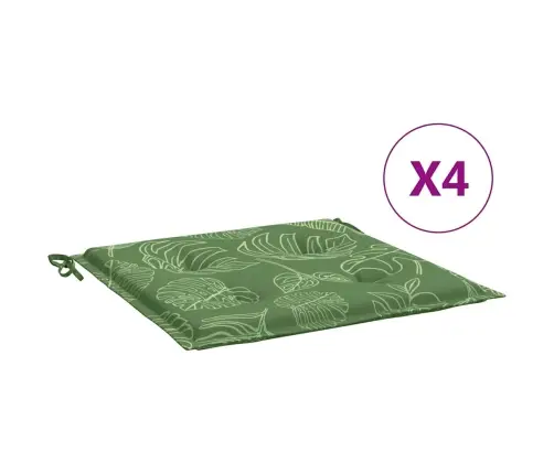 Tooli Istmepadjad 4 Tk, Lehemuster, 40X40X4 cm Kangas