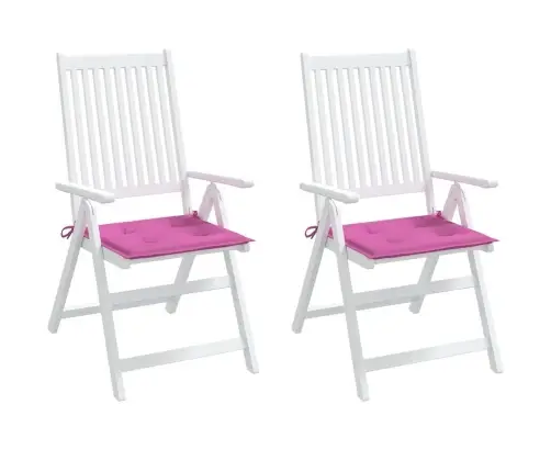 Aiatooli Istmepadjad 2 Tk, Roosa, 40X40X4 cm Kangas