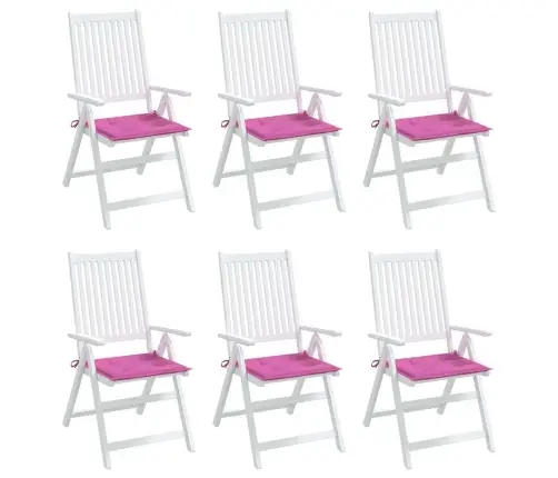 Aiatooli Istmepadjad 6Tk, Roosa, 50X50X4 Cm