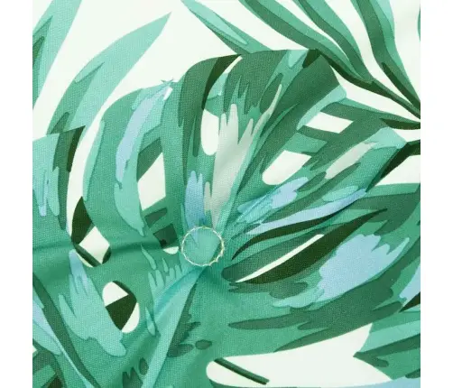 Sodo Suolo Pagalvė Gėlių Žalia 100 X 50 X 4 Cm Oksfordo Audinys