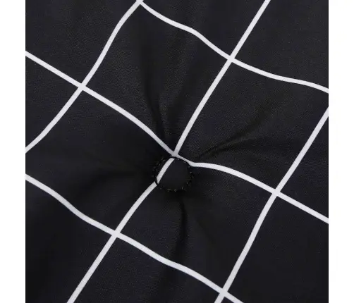 Aiapingi Istmepadi, Must Ruudumuster, 120X50X4 cm Kangas