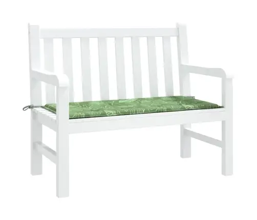 Sodo Suoliuko Pagalvėlė, 120X50X4cm Audinys, Su Lapais