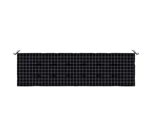 Suolo Kilimėlis Languotas Juodas Raštuotas 150 X 50 X 3 Cm