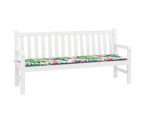 Sodo Suolo Pagalvė Gėlių Žalia Ir Rožinė 180 X 50 X 4 Cm