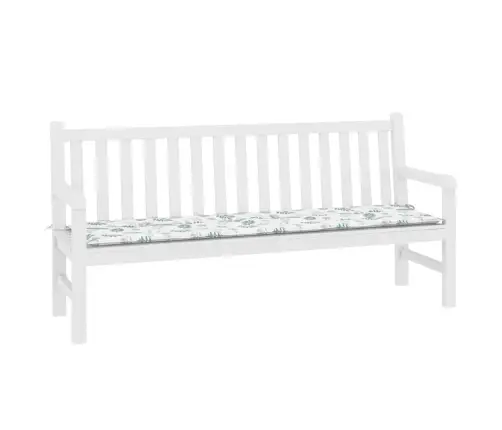 Dārza Solspilvens Ar Lapu Rakstu - 180X50X4 Cm, Izgatavots No Oksforda Auduma Vidaxl