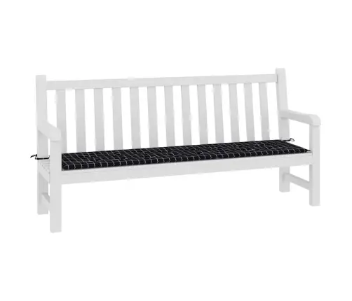 Aiapingi Istmepadi, Must Ruudumuster, 200X50X4 cm Kangas