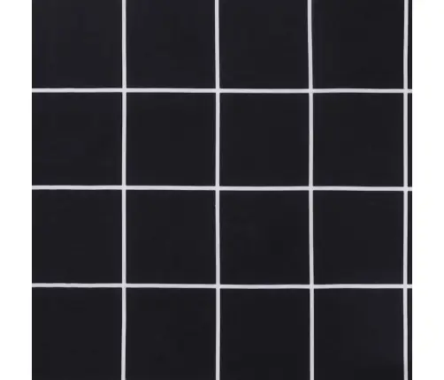 Aiapingi Istmepadi, Must Ruudumuster, 200X50X4 cm Kangas