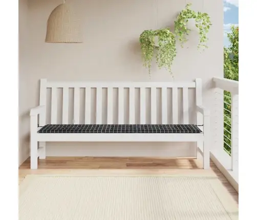 Aiapingi Istmepadi, Must Ruudumuster, 200X50X4 cm Kangas