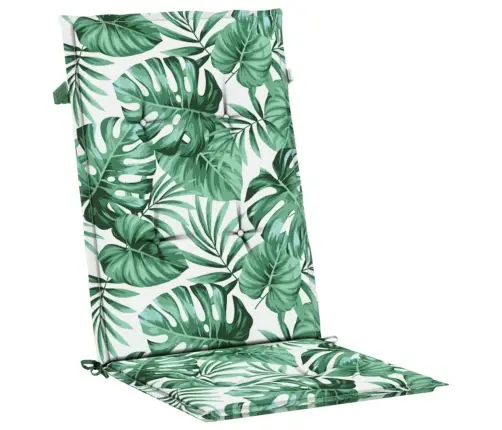 Krēslu Spilveni, 2 Gab., Lapu Apdruka, Audums Vidaxl