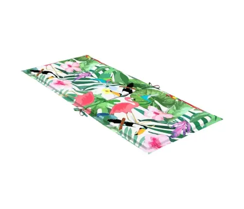 Dārza Krēslu Spilveni, 2 Gab., Krāsaini, 120X50X3 Cm, Audums Vidaxl