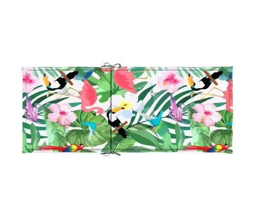 Kõrge Seljatoega Toolipadjad 4 Tk, Mitmevärviline, Kangas