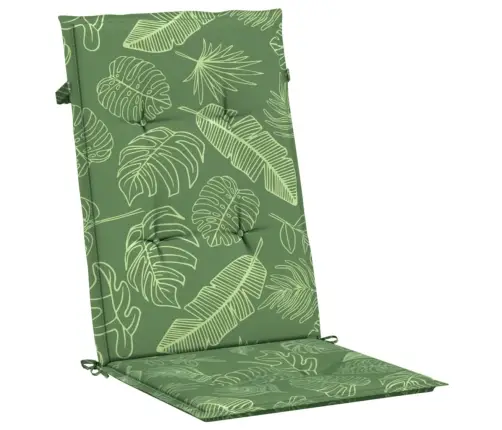 Kėdės Pagalvėlės, 6Vnt., Audinys, Su Lapais