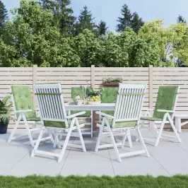 Krēslu Spilveni, 6 Gab., Lapu Apdruka, Audums Vidaxl