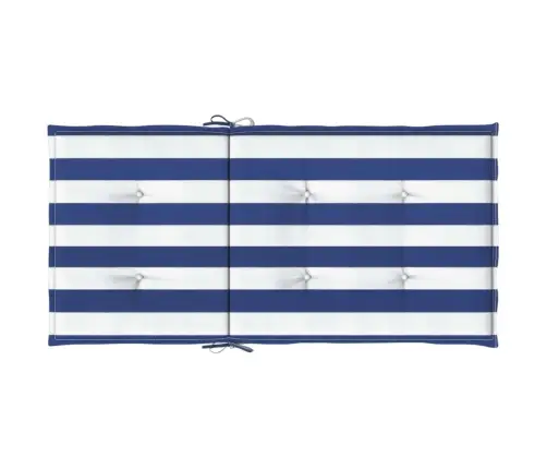 Madala Seljatoega Padjad 2 Tk, Sinise/Valge Triibuline, Kangas