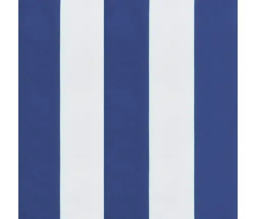 Kėdės Pagalvėlės, 6Vnt., Mėlynos/Baltos, Audinys, Dryžuotos