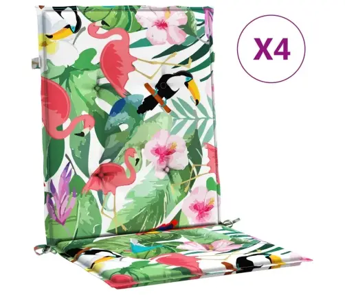 Kėdės Pagalvėlės, 4Vnt., Įvairių Spalvų, Audinys