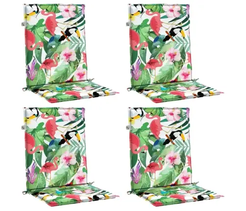 Kėdės Pagalvėlės, 4Vnt., Įvairių Spalvų, Audinys