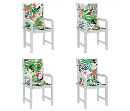 Kėdės Pagalvėlės, 4Vnt., Įvairių Spalvų, Audinys