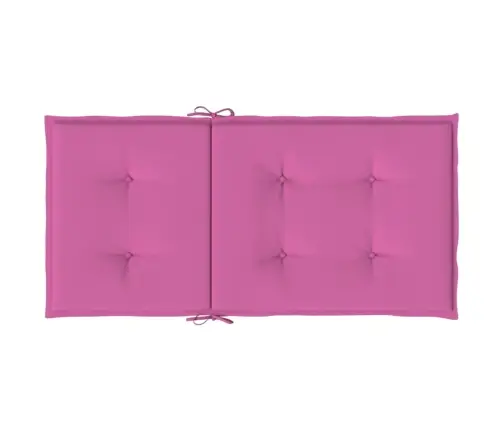 Krēslu Spilveni, 2 Gab., Rozā, Audums Vidaxl