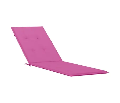 Sauļošanās Krēsla Matracis, Rozā Audums Vidaxl