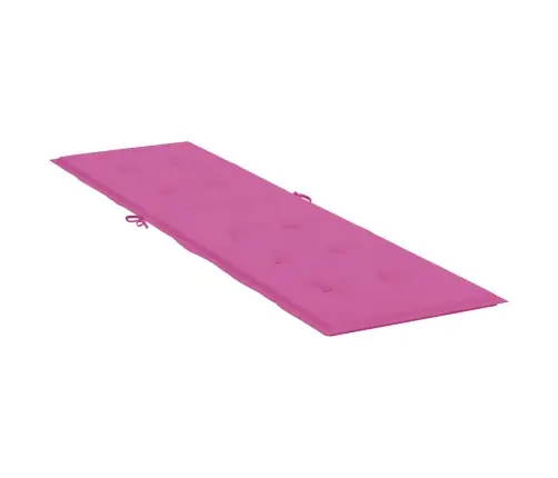 Sauļošanās Krēsla Matracis, Rozā Audums Vidaxl