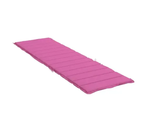 Sauļošanās Krēsla Matracis, Rozā Audums Vidaxl