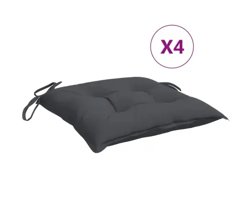 Tooli Istmepadjad 4 Tk Antratsiithall 40 X 40 X 7 Cm Kangas