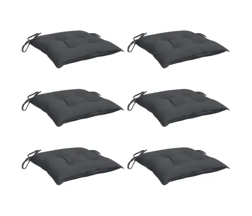 Tooli Istmepadjad 6 Tk, Antratsiit, 40X40X7 cm Kangas