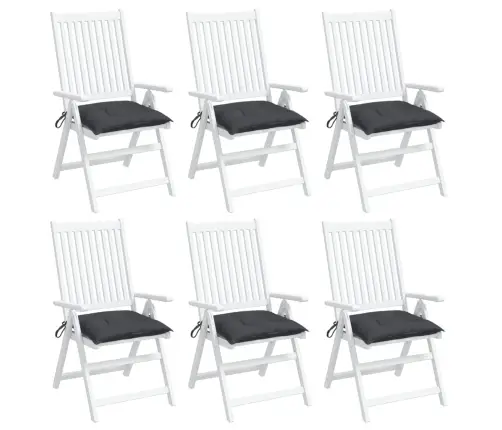 Tooli Istmepadjad 6 Tk, Antratsiit, 40X40X7 cm Kangas