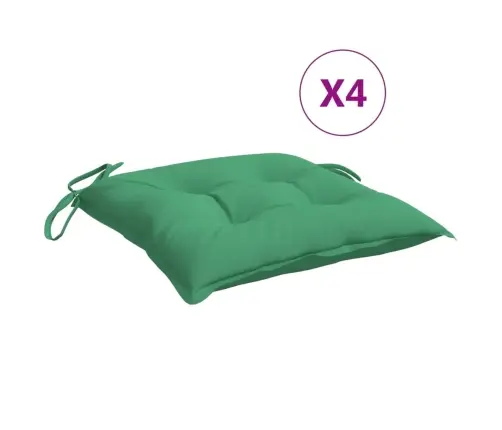 Tooli Istmepadjad 4 Tk, Roheline, 40 X 40 X 7 cm Oxford Kangas